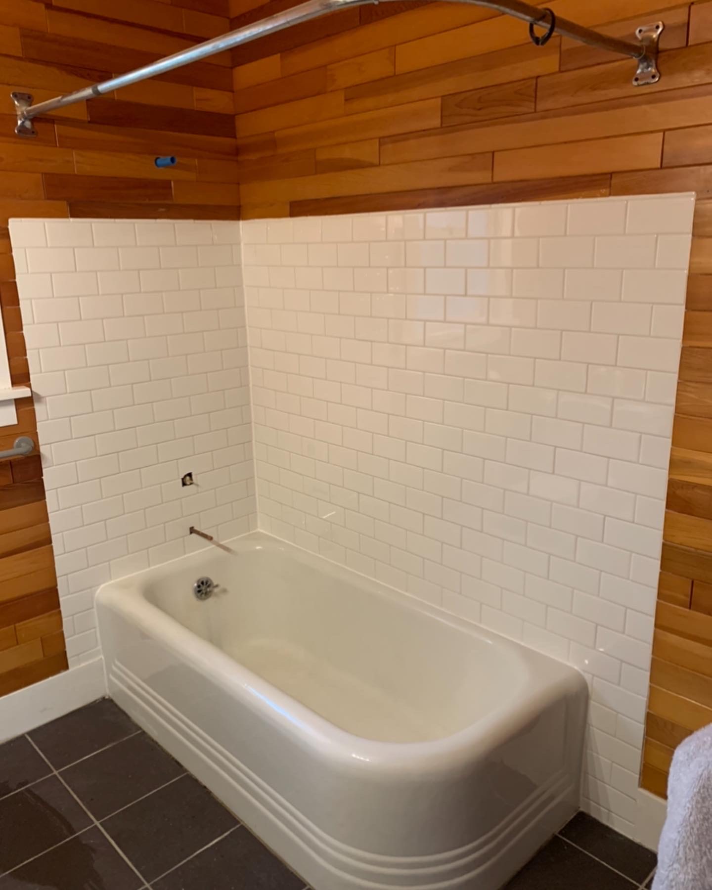 Beautiful completed tile installation bathroom in Seattle WA
